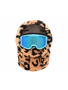 MDXONE Kids' Over The Helmet Balaclava Soft Plush | Cheeta