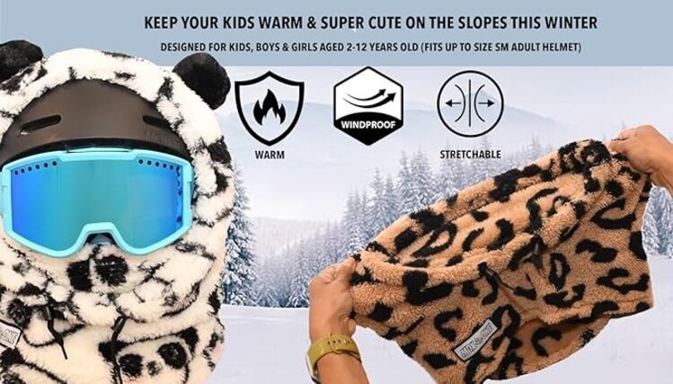 MDXONE MDXONE Over The Helmet Balaclava Soft Plush | Pandas