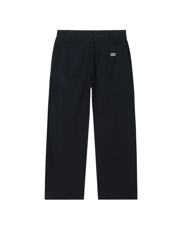 Obey Bigwig Baggy Utility Pant | Anthracite Faded Wash