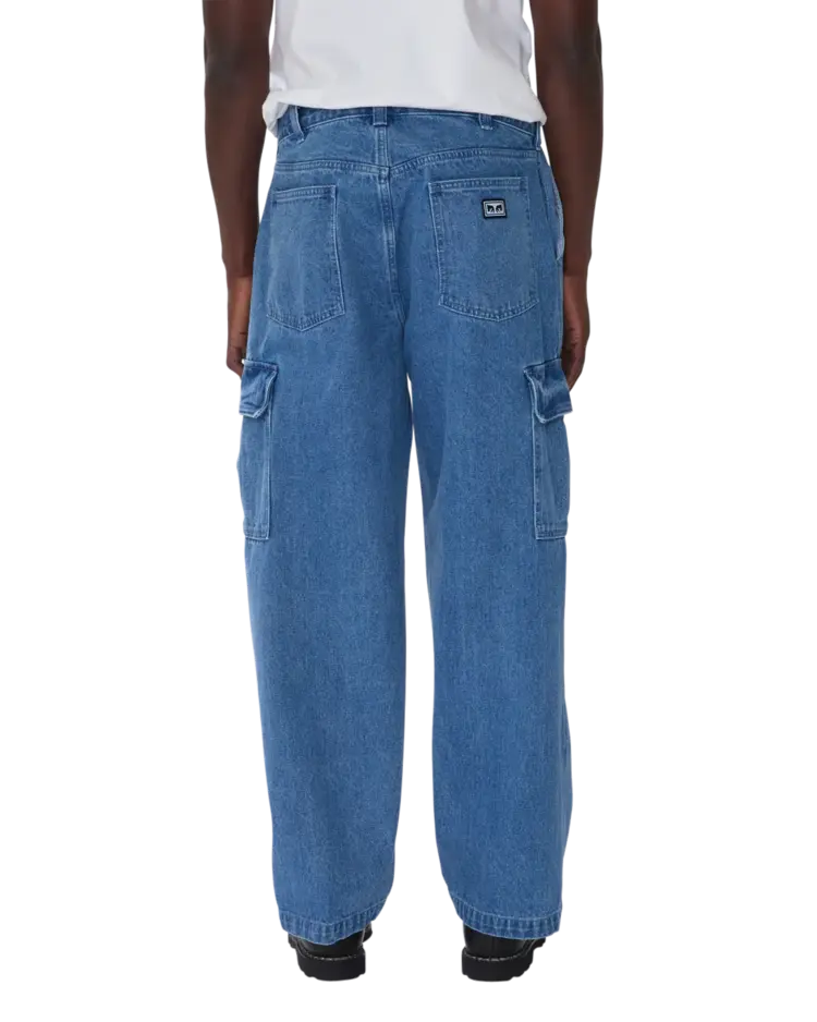 Obey Obey Bigwig Cargo Denim Pant | Light Indigo