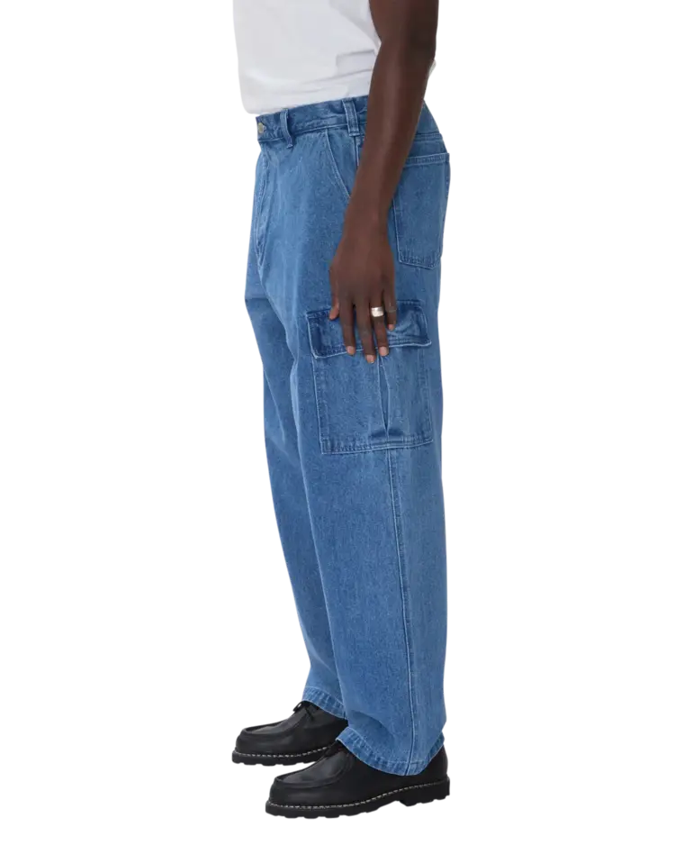 Obey Obey Bigwig Cargo Denim Pant | Light Indigo