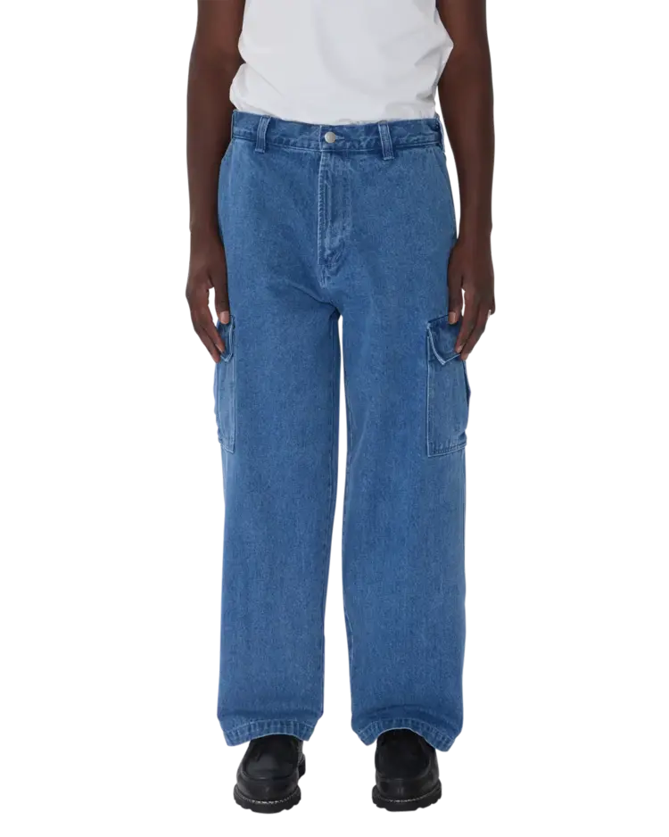 Obey Obey Bigwig Cargo Denim Pant | Light Indigo