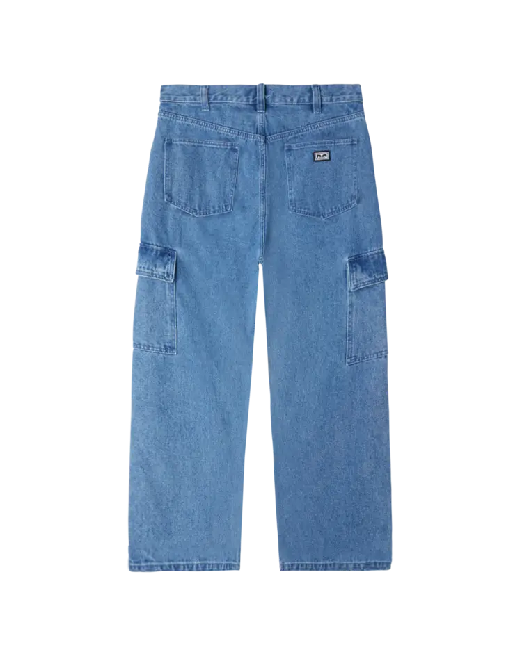 Obey Obey Bigwig Cargo Denim Pant | Light Indigo