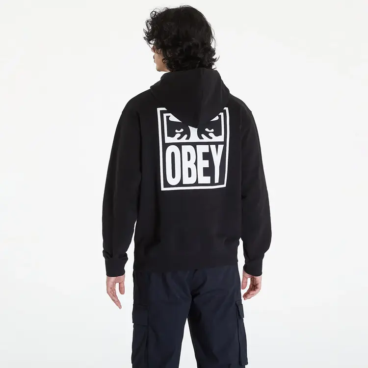 Obey Obey Eyes Icon 2 Extra Hw Hooded Fleece | Black