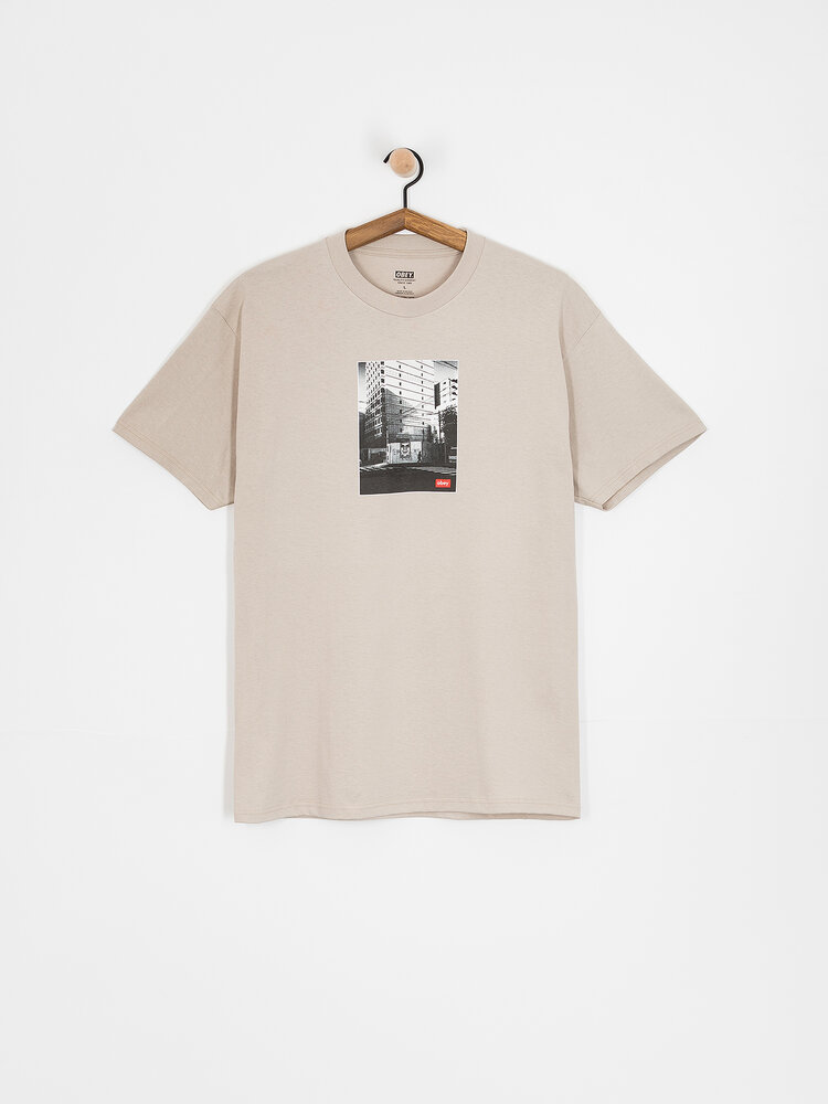 Obey Osaka Photo Tee | Silver Grey Multi
