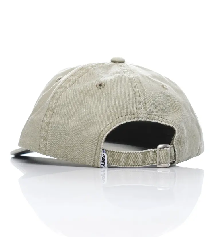 Obey Pigment Bold 6 Panel Strapback | Pigment Khaki