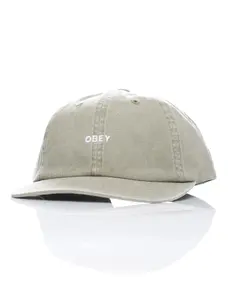 Obey Obey Pigment Bold 6 Panel Strapback | Pigment Khaki