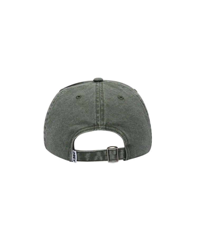 Obey Women's Pigment Relax Strap Collection Back Hat | Forest Green