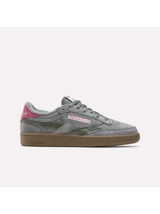 Reebok Reebok Womens Club C Revenge Vintage Shoes | Dark Fog/Pink