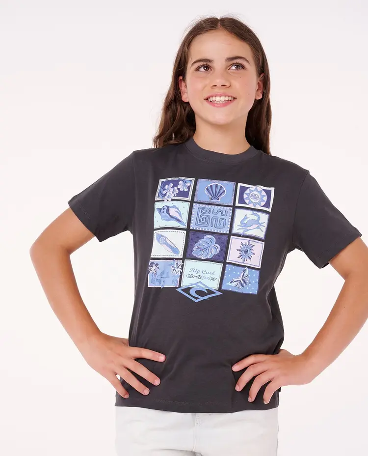 Rip Curl Rip Curl Paradise Club Summer Tee-Girl | Washed Black
