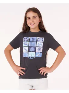 Rip Curl Rip Curl Paradise Club Summer Tee Girl | Washed Black