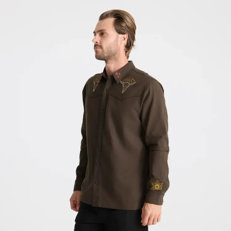 Roark Roark Gaucho Range Shirt | Dark Brown