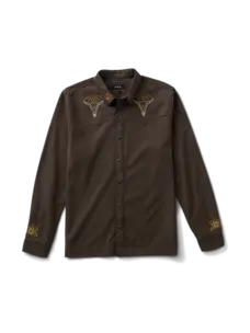 Roark Roark Gaucho Range Shirt | Dark Brown