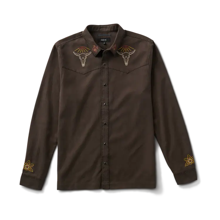 Roark Roark Gaucho Range Shirt | Dark Brown