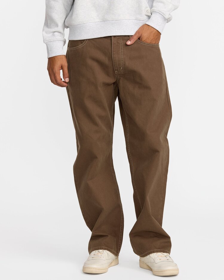RVCA Dayshift 5 Pocket Pant | Bombay Brown
