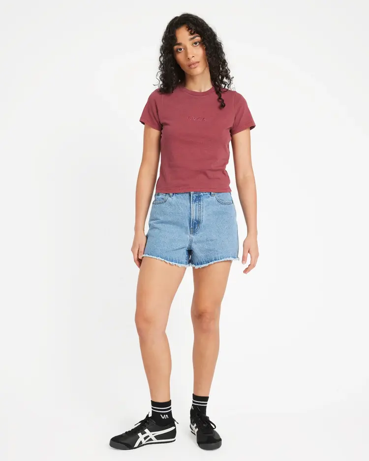 RVCA Rvca Women's Forever Tee Collection | Ruby Red