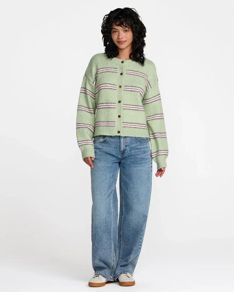 RVCA Rvca Women's Juno Cardigan Design | Sage Green