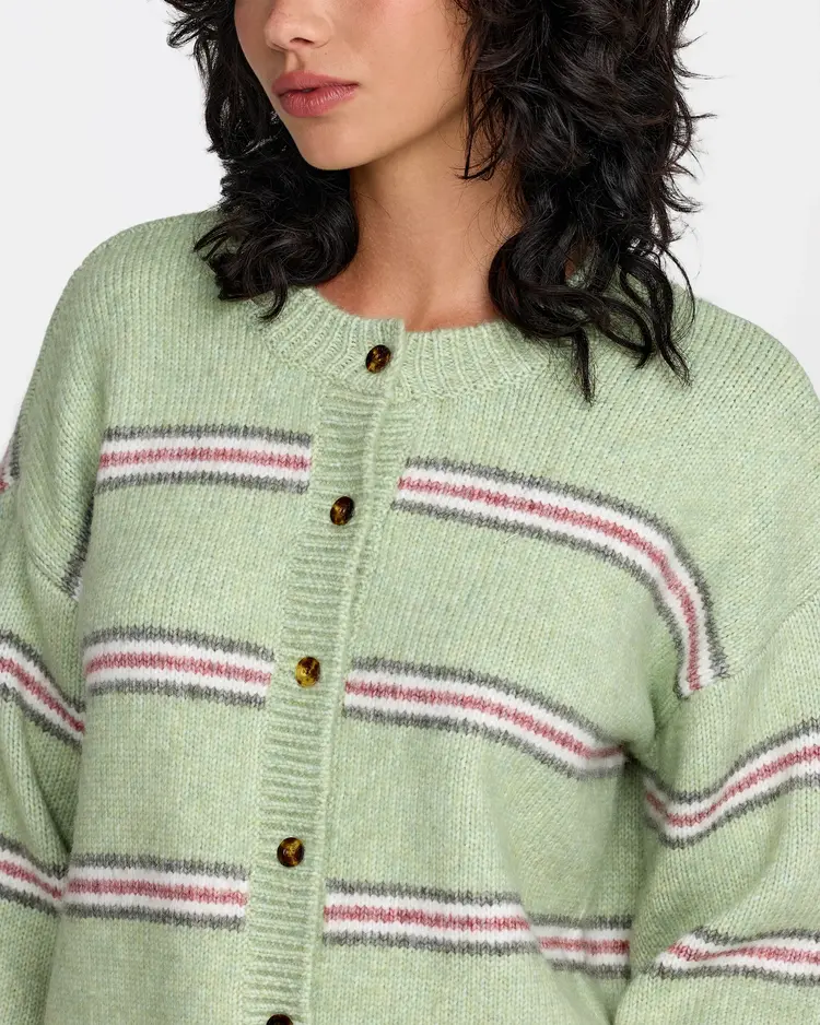 RVCA Rvca Women's Juno Cardigan Design | Sage Green