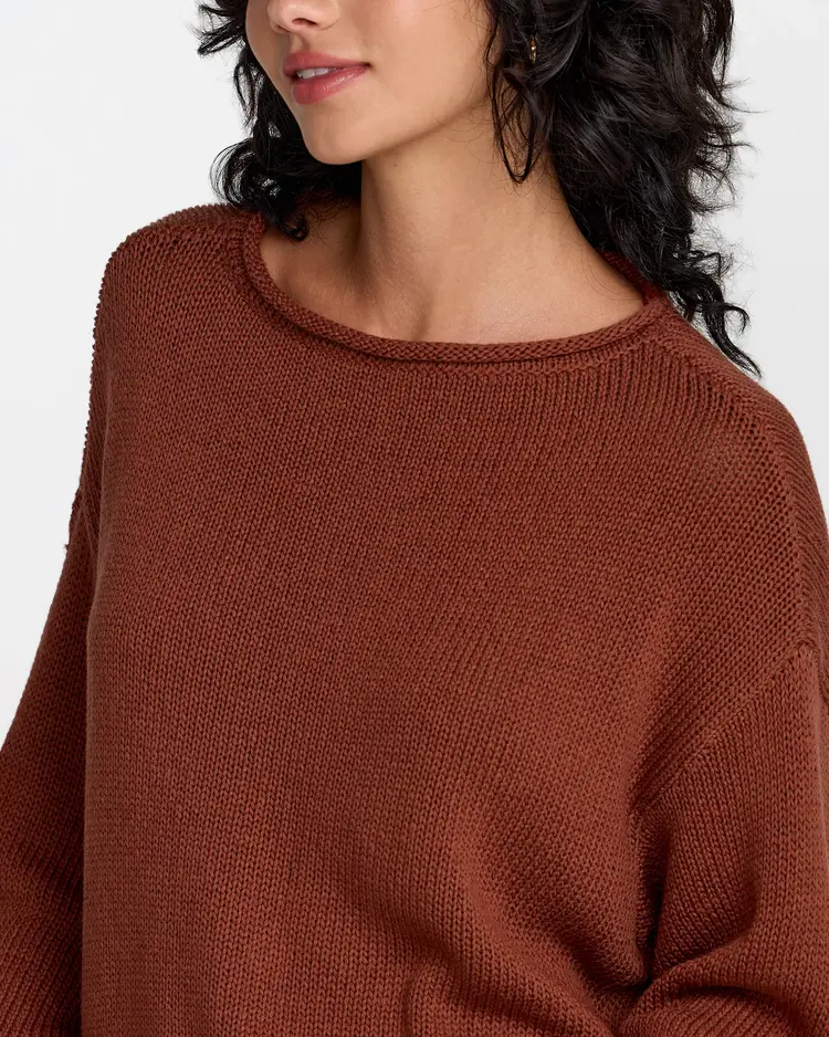 RVCA Rvca Women's Westin Sweater | Mahogany