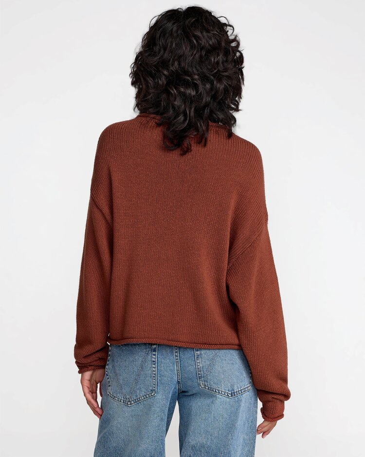 RVCA Rvca Women's Westin Sweater | Mahogany
