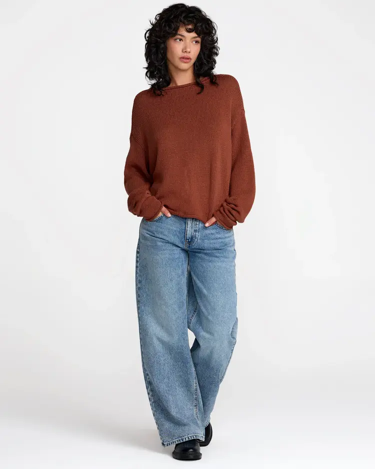 RVCA Rvca Women's Westin Sweater | Mahogany