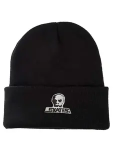 Skull Skates Skull Skates Beanie Small Logo Cuff | Black
