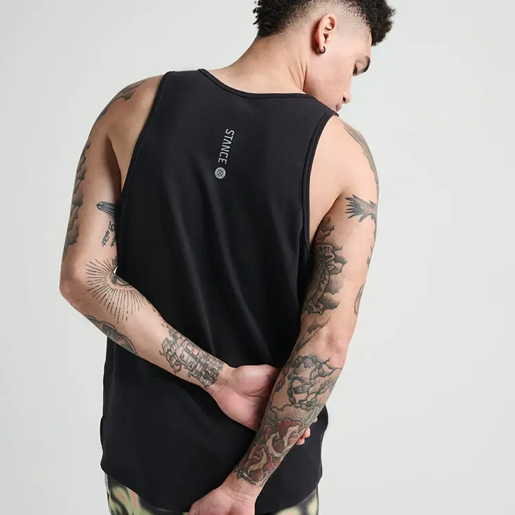 Stance Fragment Mens Performance Tank Top | Black