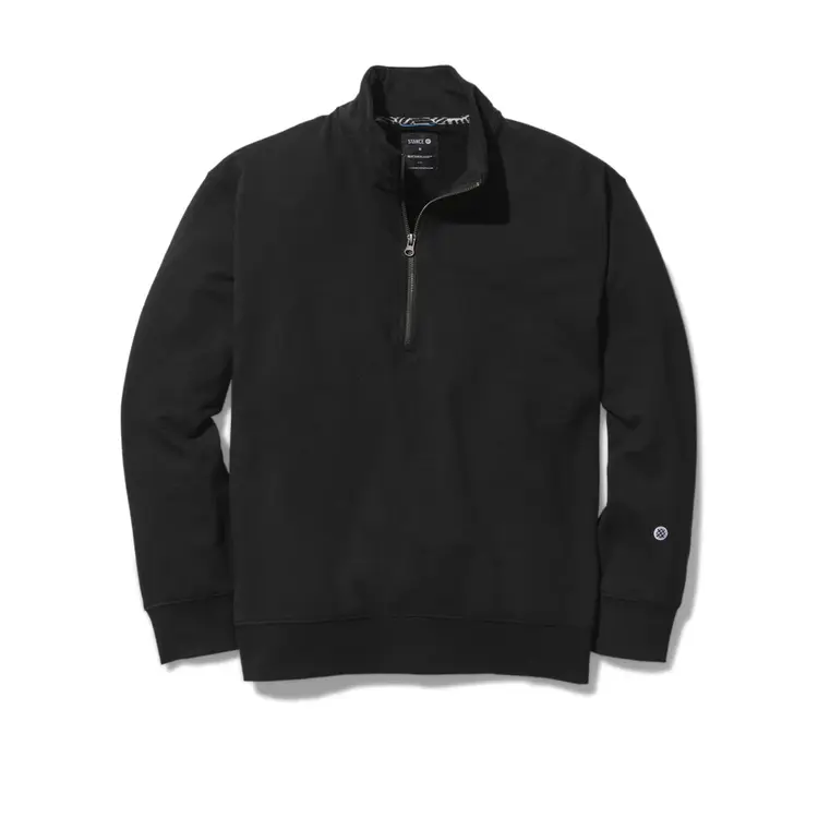 Stance Shelter 1/2 Zip Crewneck | Black