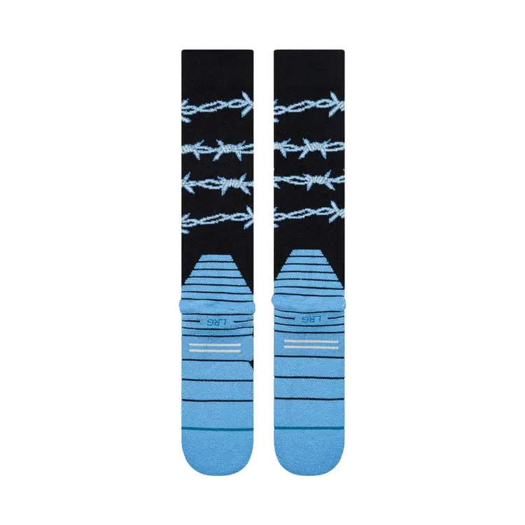 Stance Stance Barbed Wire Mid Poly Snow Sock | Blue