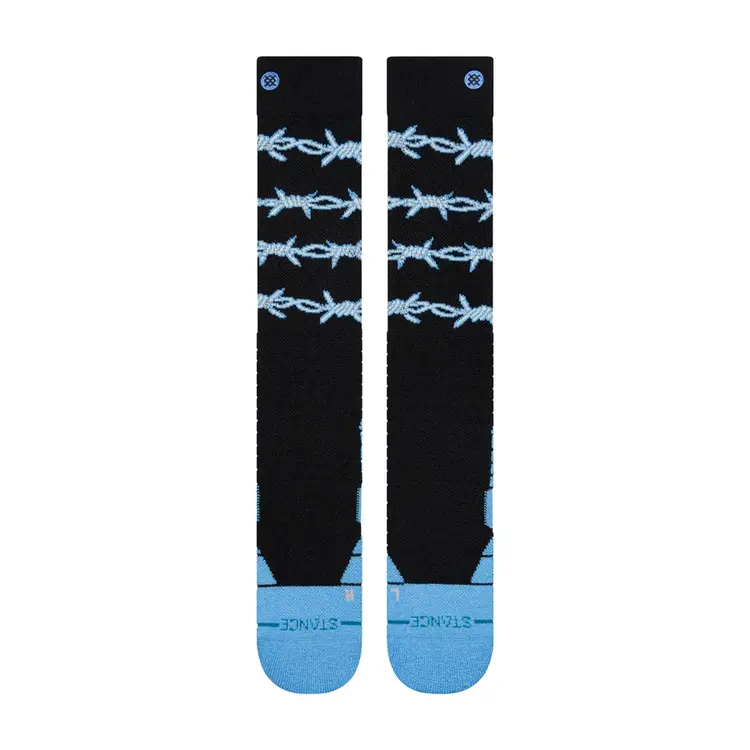 Stance Stance Barbed Wire Mid Poly Snow Sock | Blue