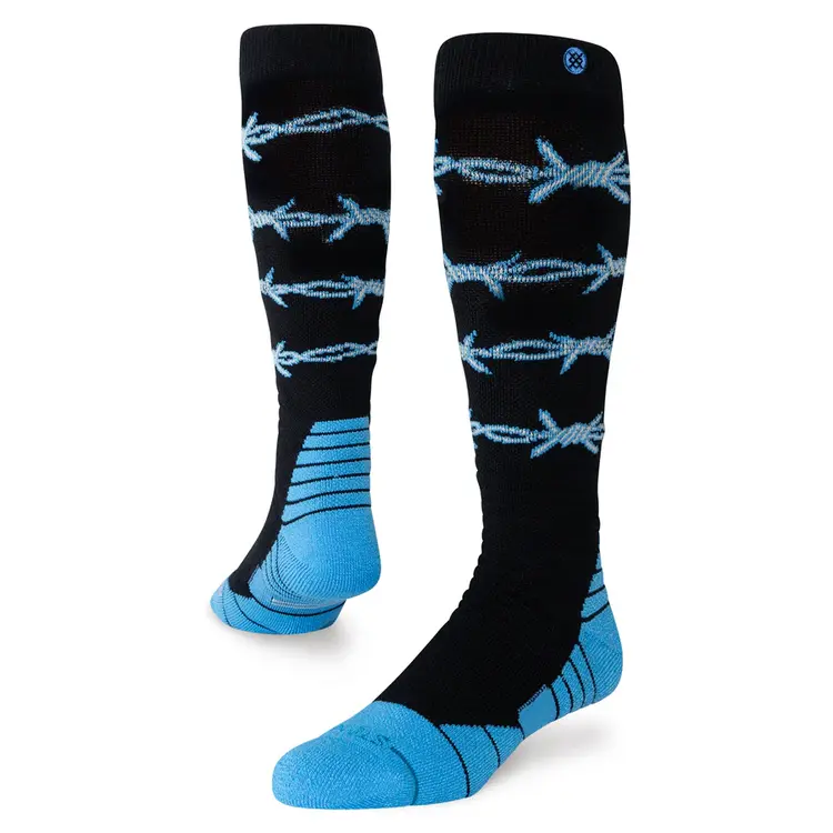 Stance Men's Barbed Wire Mid Poly Snow Sock | Blue