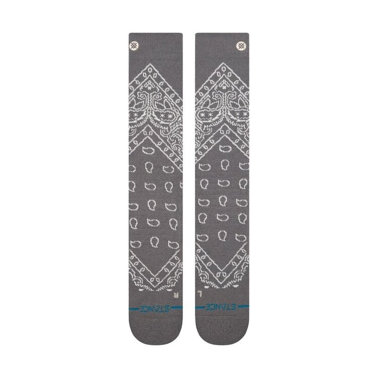 Stance Men's Barrio Mid Wool Snow Sock | Darkgrey