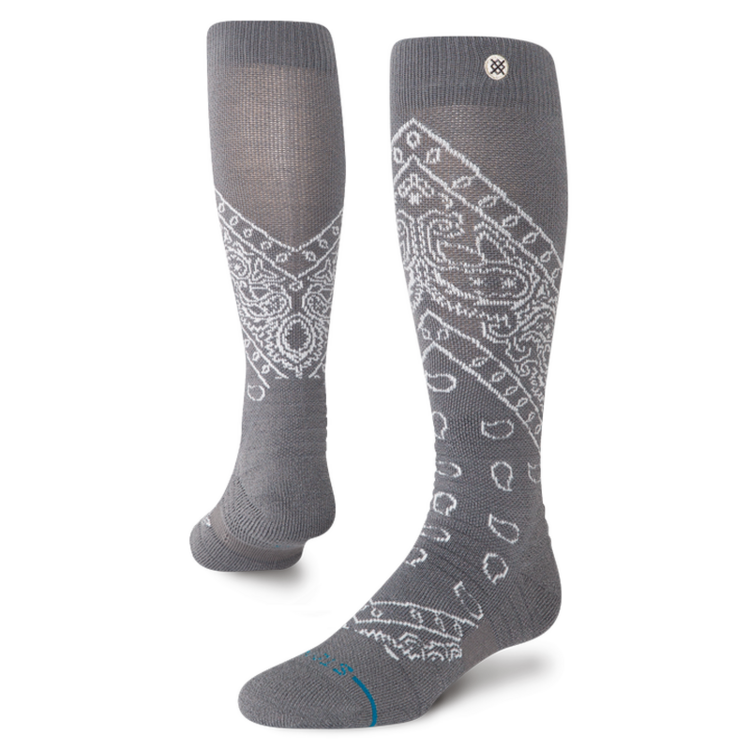 Stance Men's Barrio Mid Wool Snow Sock | Darkgrey