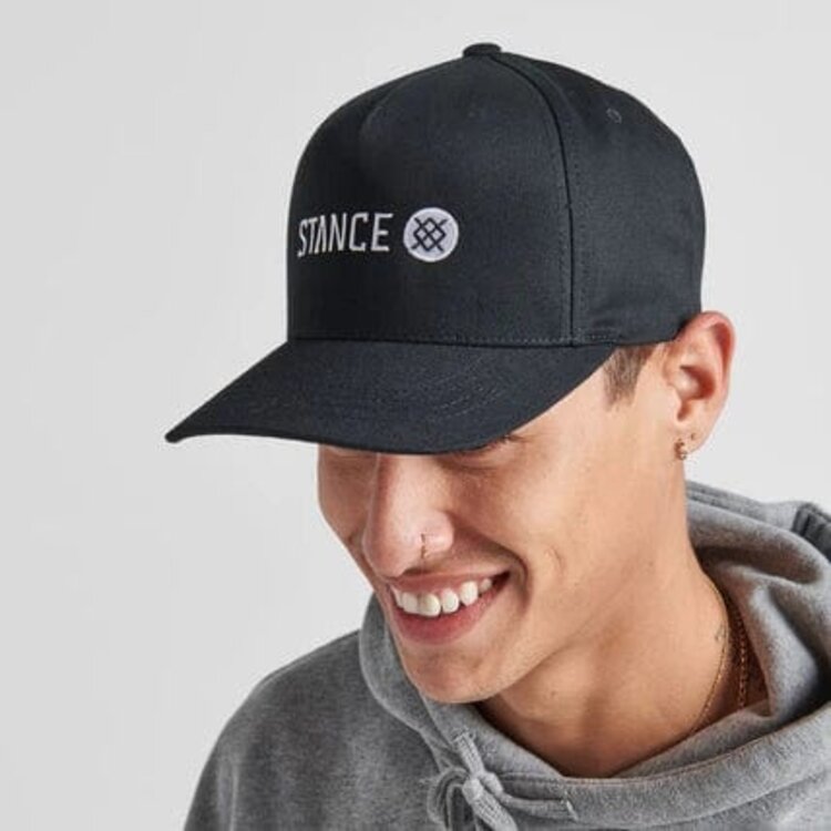 Stance Icon Snapback with Butter Blend Hat | Black