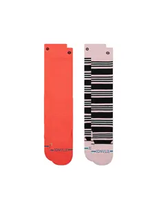 Stance Stance Kids Trailblazer Mid Poly Snow Socks 2 Pack | Coral
