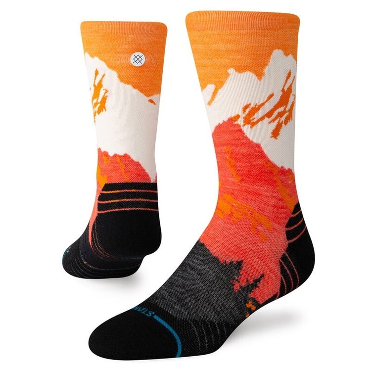 Stance Stance Run Out Of Range Light Wool Crew | Orange