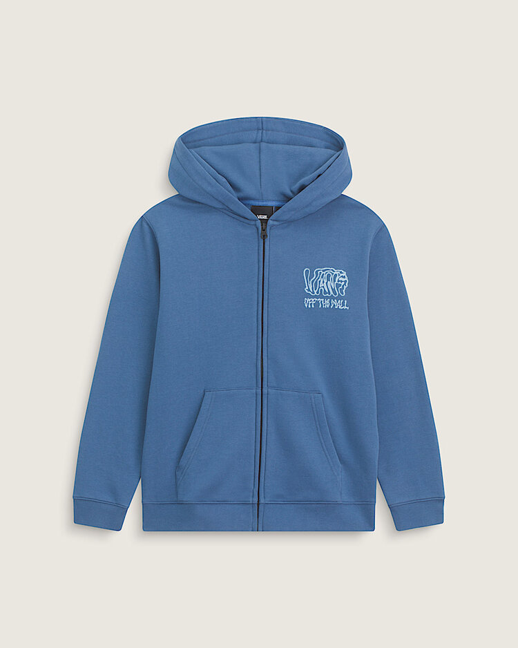 Vans Boys Rippled Full Zip | True Navy