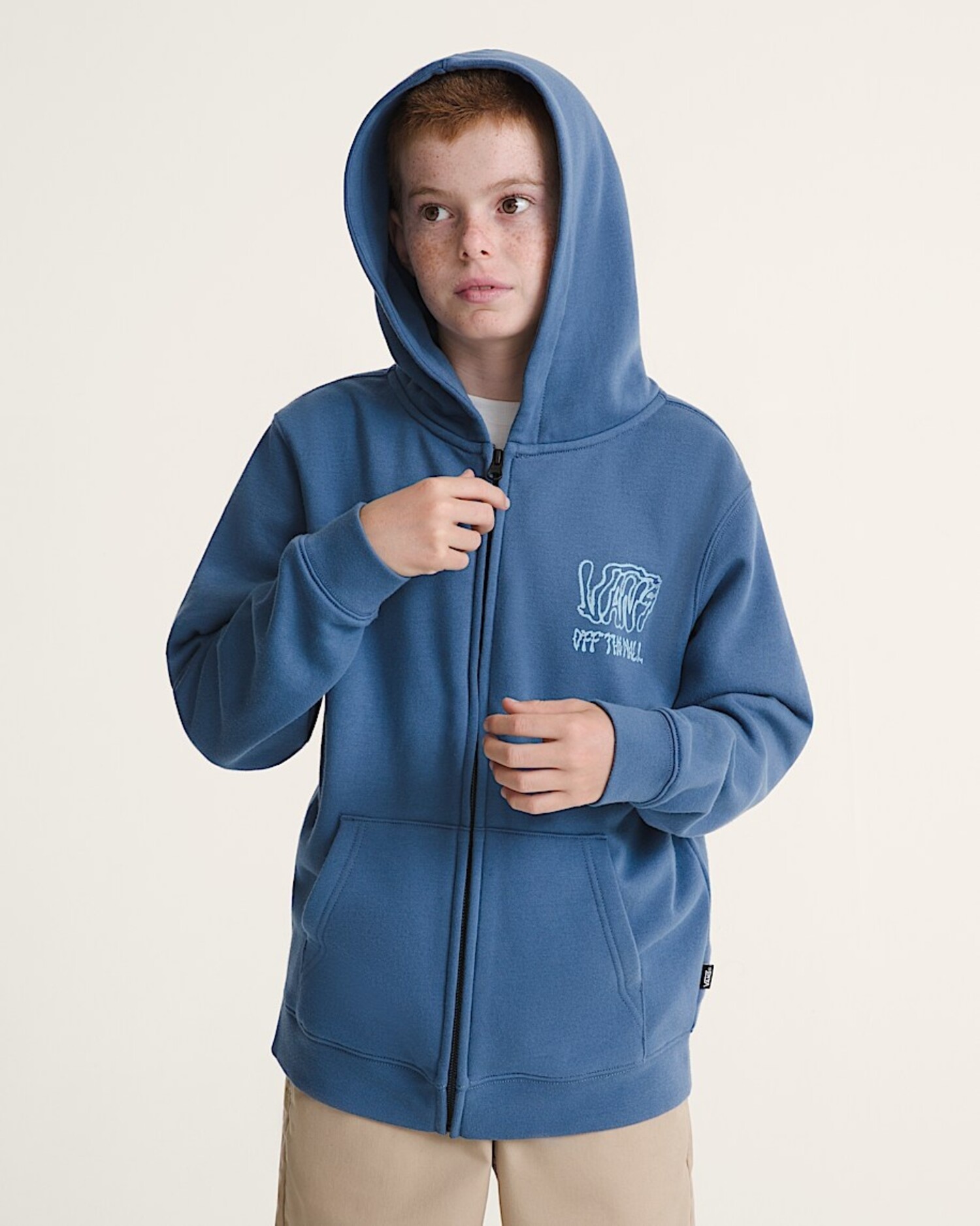 VANS B RIPPLED FULL ZIP TRUE NAVY - The Choice Shop