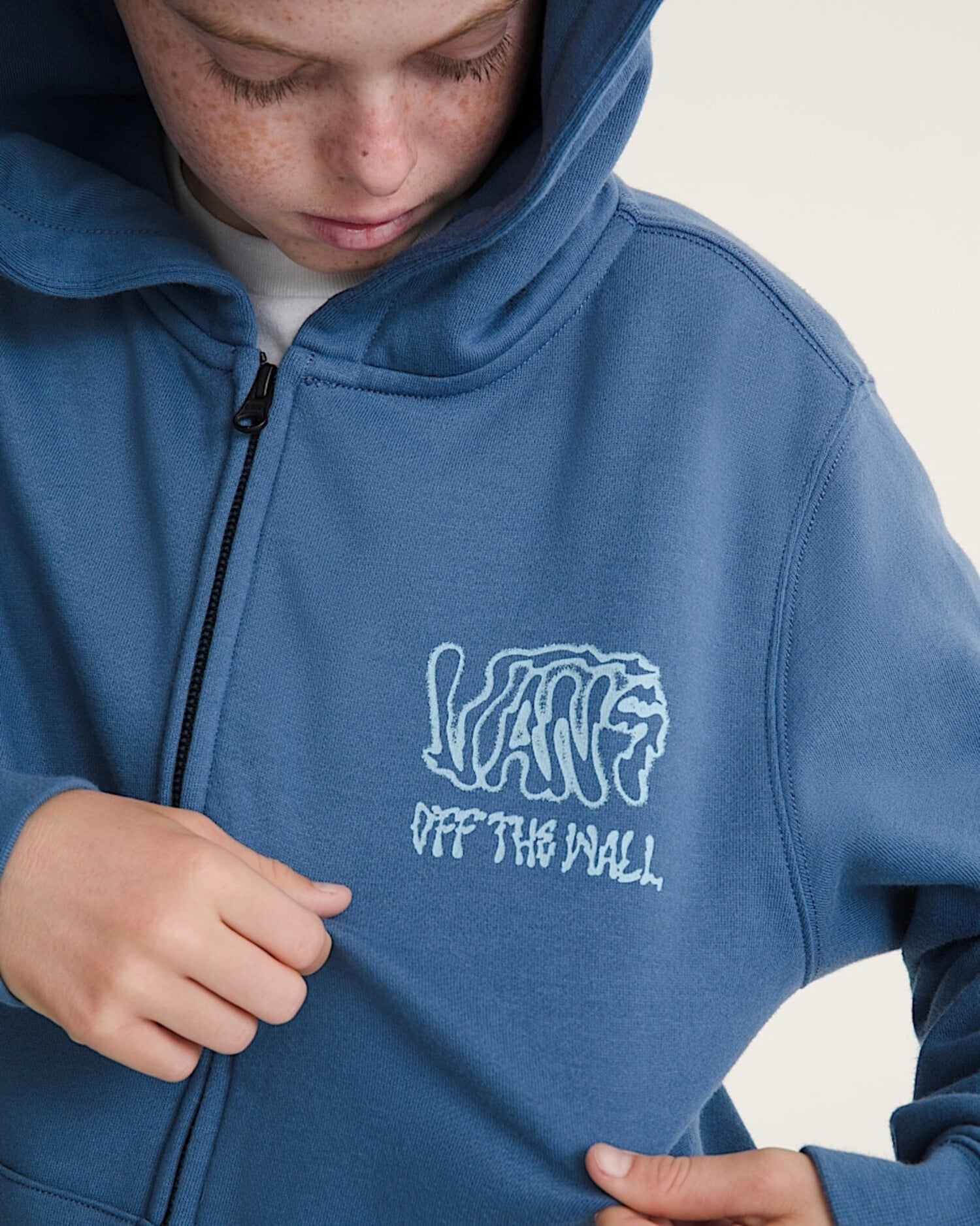 VANS B RIPPLED FULL ZIP TRUE NAVY - The Choice Shop