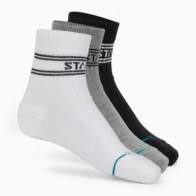 Stance Stance Stp Basic Quarter 3 Pack Socks | Multi