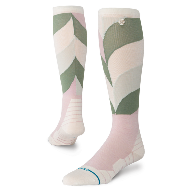 Stance Women's Geo Petals Ultralite Wool Snow Socks | Lilac