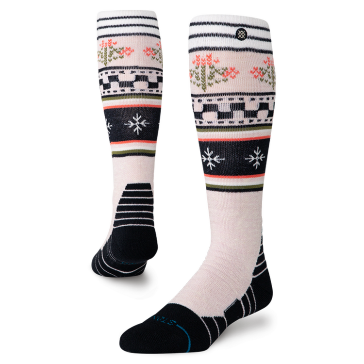 Stance Stance Womens Winter Bloom Mid Crew Snow Socks | Lilac