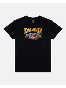 Thrasher Blood Bat  Tee | Black