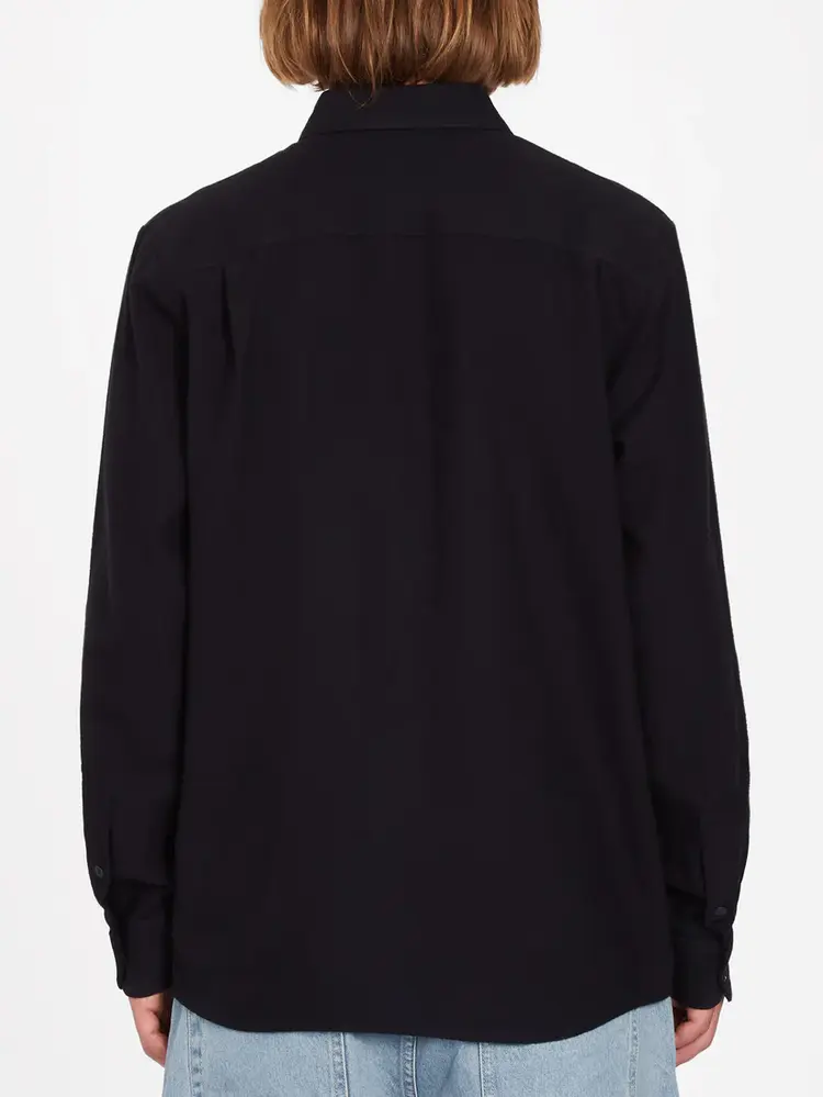Volcom Caden Solid Long Sleeve | Antique Black