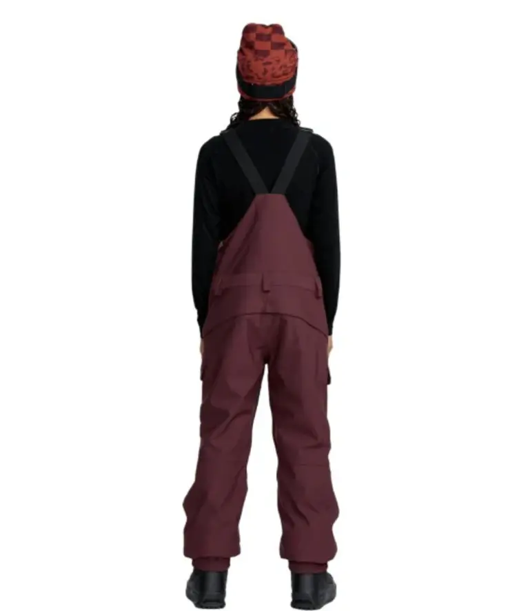 Volcom Women's Creston 3D Stretch Bib Women's Overall | Oxblood