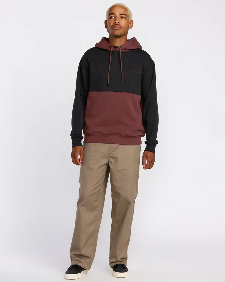 Volcom Volcom Men's Divided Pullover Hoodie | Merlot