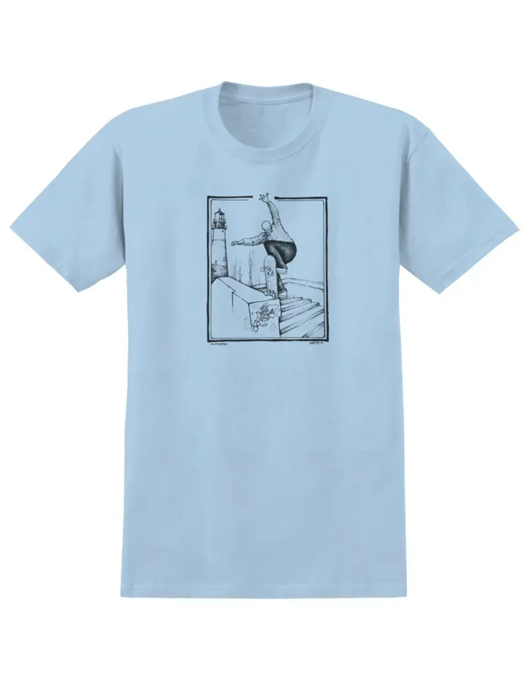 Antihero Antihero B.A. Lance Ringspun Tee | Light Blue