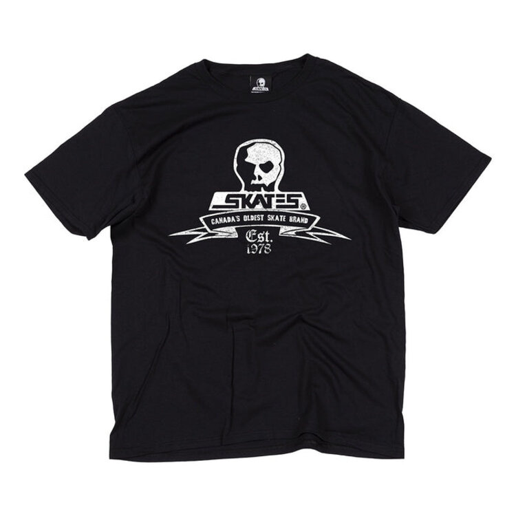 Skull Skates Skull Skates Tee Oldest | Black