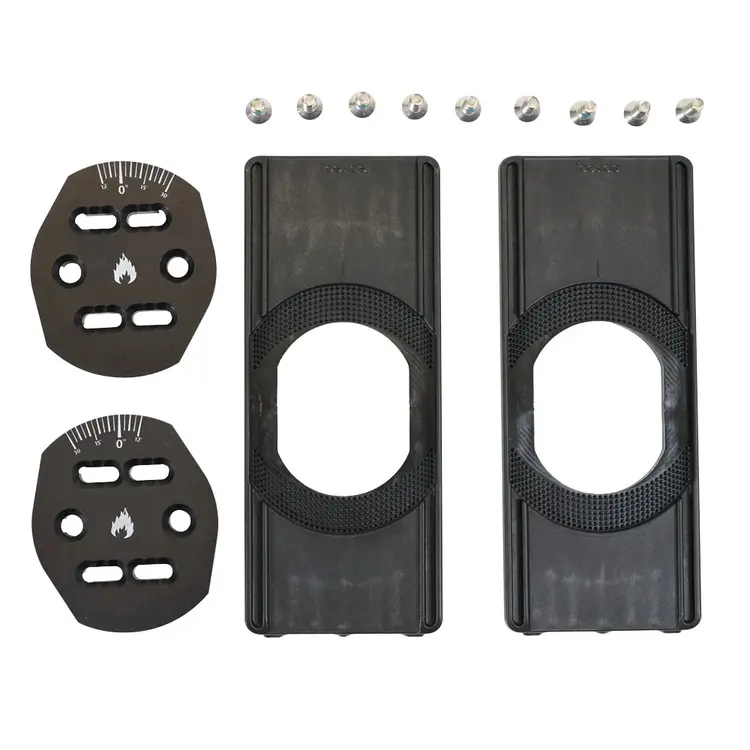 Spark Solid Board Pucks Flat | Black