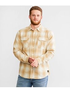 RVCA RVCA Dayshift Flannel Long Sleeve Top | Wood
